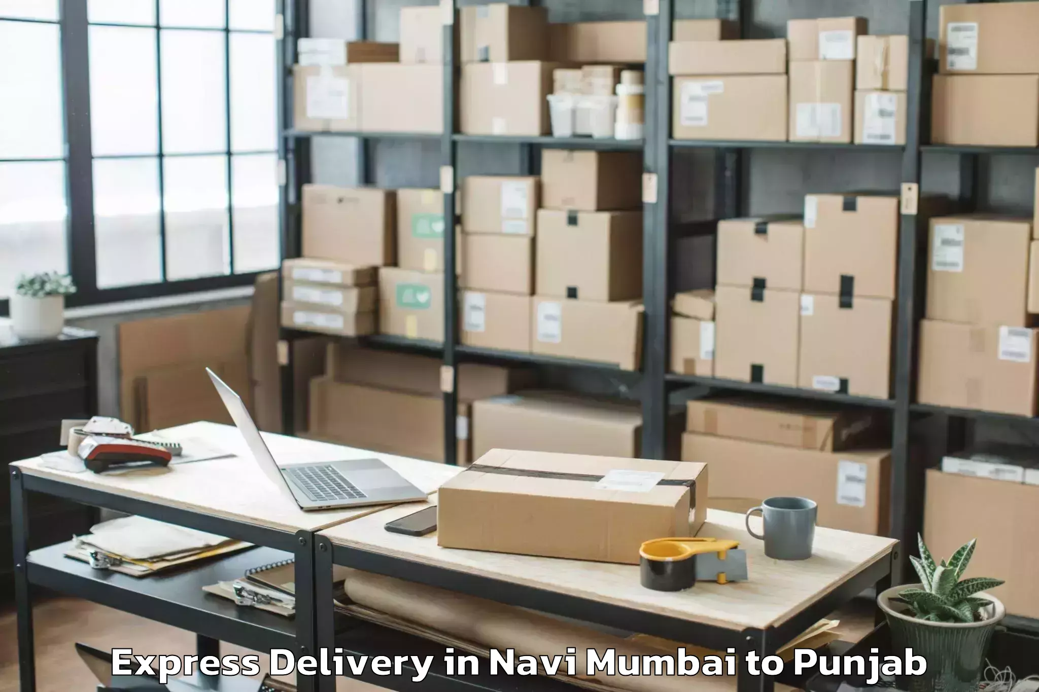 Trusted Navi Mumbai to Kapurthala Express Delivery